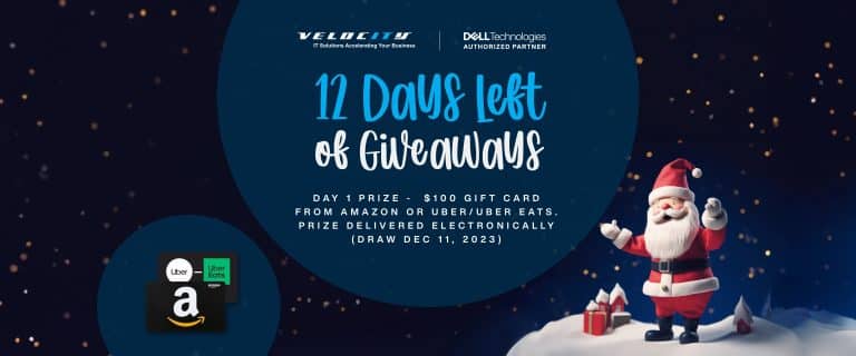 12 Days of Giveaways – $100 Amazon or Uber Gift Card (Draw December 11)
